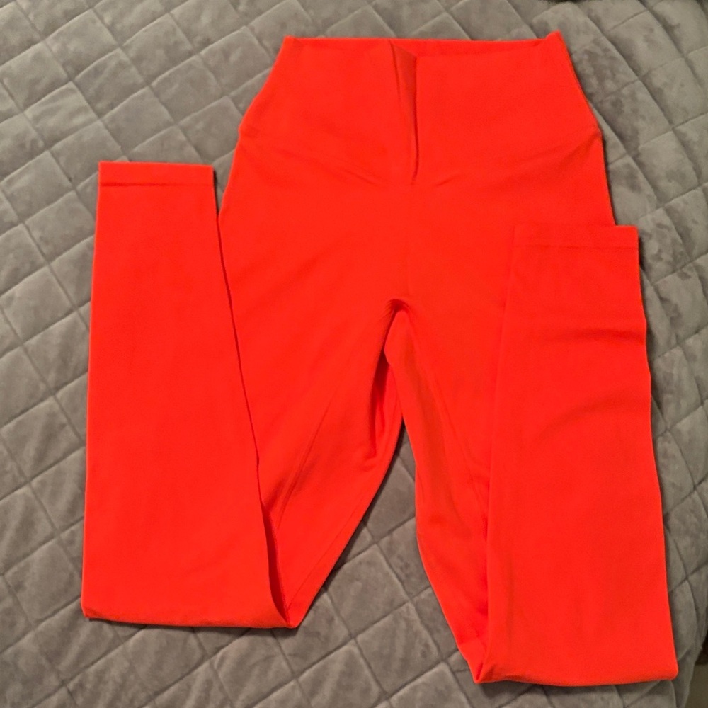Balance Athletica Vibrant Orange cloud Leggings. XS